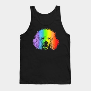 Rainbow Poodle Tank Top